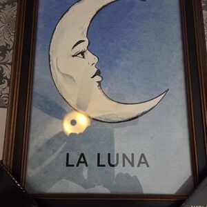 NWT Sapna Shah Loteria La Luns Framed Art Print 41
